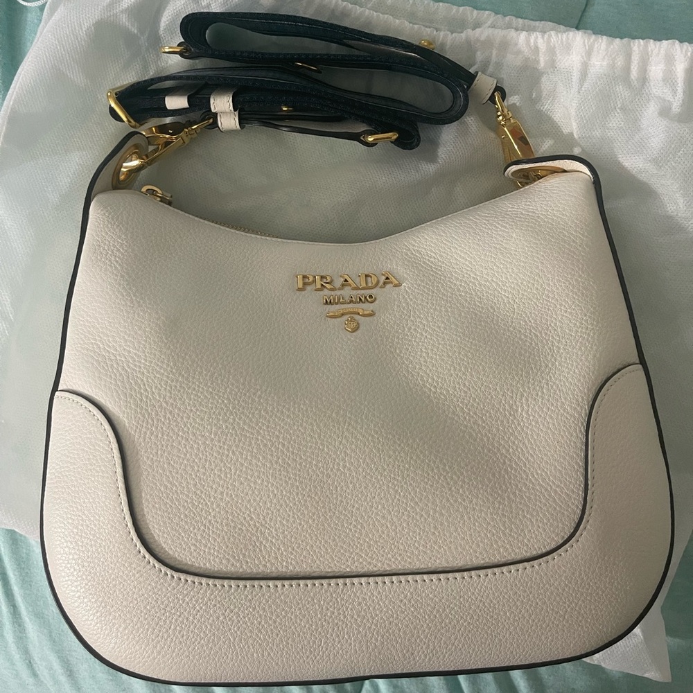 Prada Vitello Phenix Hobo Bag